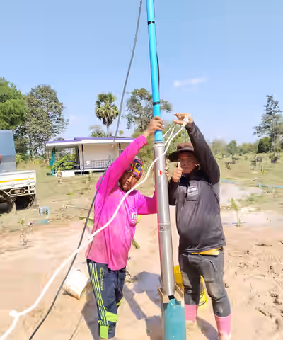 ผลงานเจาะน้ำบาดาล ขุดบ่อบาดาล Slide 2