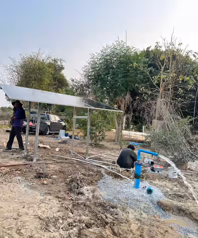 ผลงานเจาะน้ำบาดาล ขุดบ่อบาดาล Slide 9