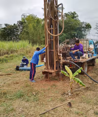 ผลงานเจาะน้ำบาดาล ขุดบ่อบาดาล Slide 5
