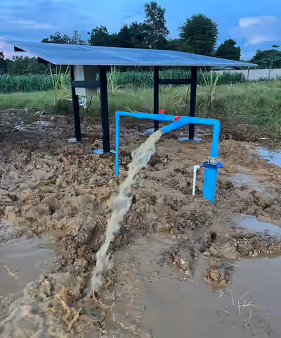 ผลงานเจาะน้ำบาดาล ขุดบ่อบาดาล Slide 13