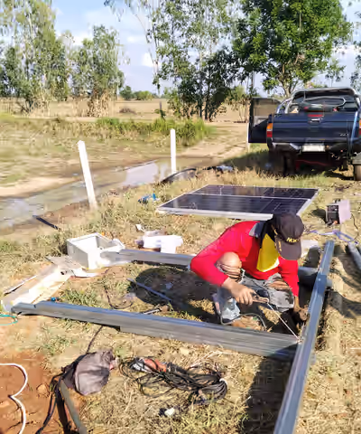 ผลงานเจาะน้ำบาดาล ขุดบ่อบาดาล Slide 16