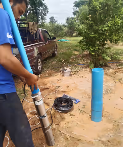 ผลงานเจาะน้ำบาดาล ขุดบ่อบาดาล Slide 10